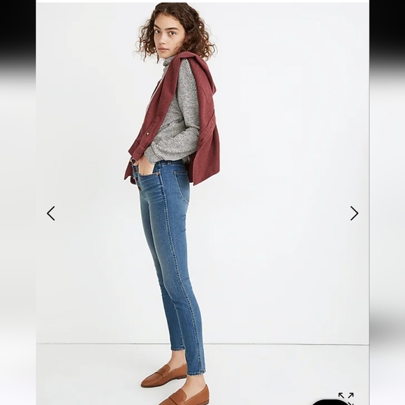 NWT Madewell Women's 10" High Rise‎ Skinny Jeans with Tencel Size 32 - Picture 3 of 8